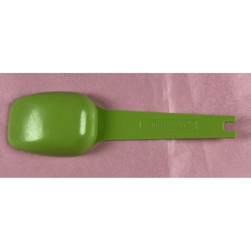 Vintage Tupperware Measuring Spoons Apple Green Replacement Refer To Descr EUC